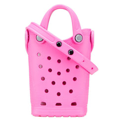 バレンシアガ × クロックス Crocs フォンホルダー ショルダーバッグ ハンドバッグ 702264 ピンク ラバー レディース BALENCIAGA 【中古】