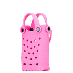 バレンシアガ × クロックス Crocs フォンホルダー ショルダーバッグ ハンドバッグ 702264 ピンク ラバー レディース BALENCIAGA 【中古】