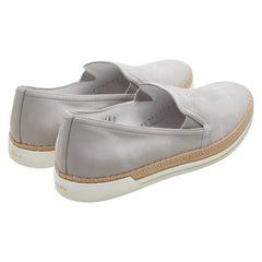 トッズ スリッポン エスパドリーユ サイズ：41 B219 グレー スウェード 麻・リネン メンズ TOD’S 【中古】