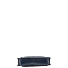 バーバリー ノバチェック ワンショルダーバッグ ネイビー レザー レディース BURBERRY 【中古】