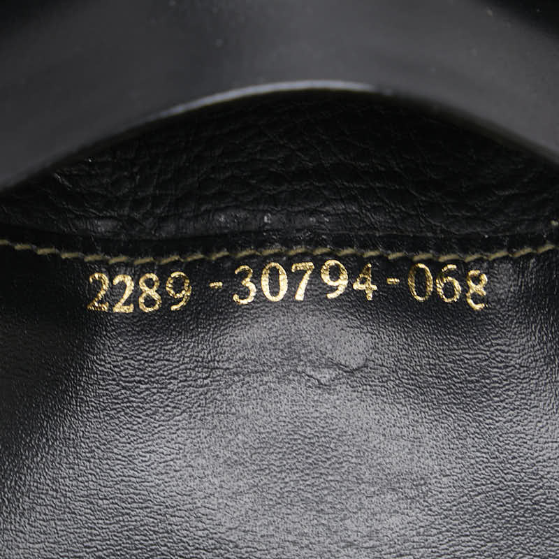 フェンディ ペカン 三つ折り財布 ブラック ブラウン PVC レザー レディース FENDI 【中古】
