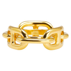 エルメス シェーヌダンクル スカーフリング ゴールド メッキ レディース HERMES 【中古】