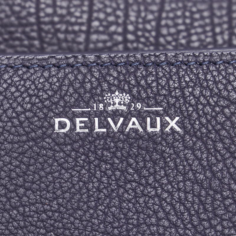 Delvaux デルヴォー ミュタン ショルダーバッグ パープル イエロー レザー レディース 【中古】