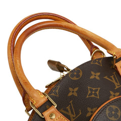 ルイ ヴィトン モノグラム エリプスPM ハンドバッグ M51127 ブラウン PVC レザー レディース LOUIS VUITTON 【中古】
