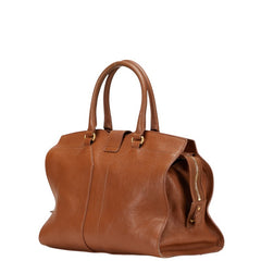 イヴ サンローラン Yライン カバシック クラシック ハンドバッグ 279079 ブラウン レザー レディース YVES SAINT LAURENT 【中古】