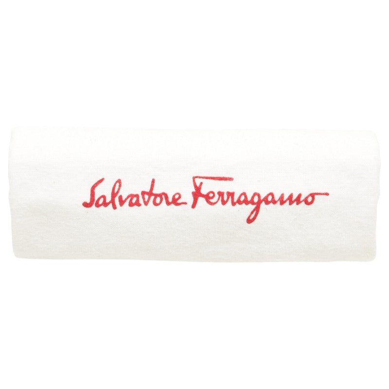 サルヴァトーレフェラガモ ガンチーニ ワンショルダーバッグ グレー ブラック レザー レディース Salvatore Ferragamo 【中古】