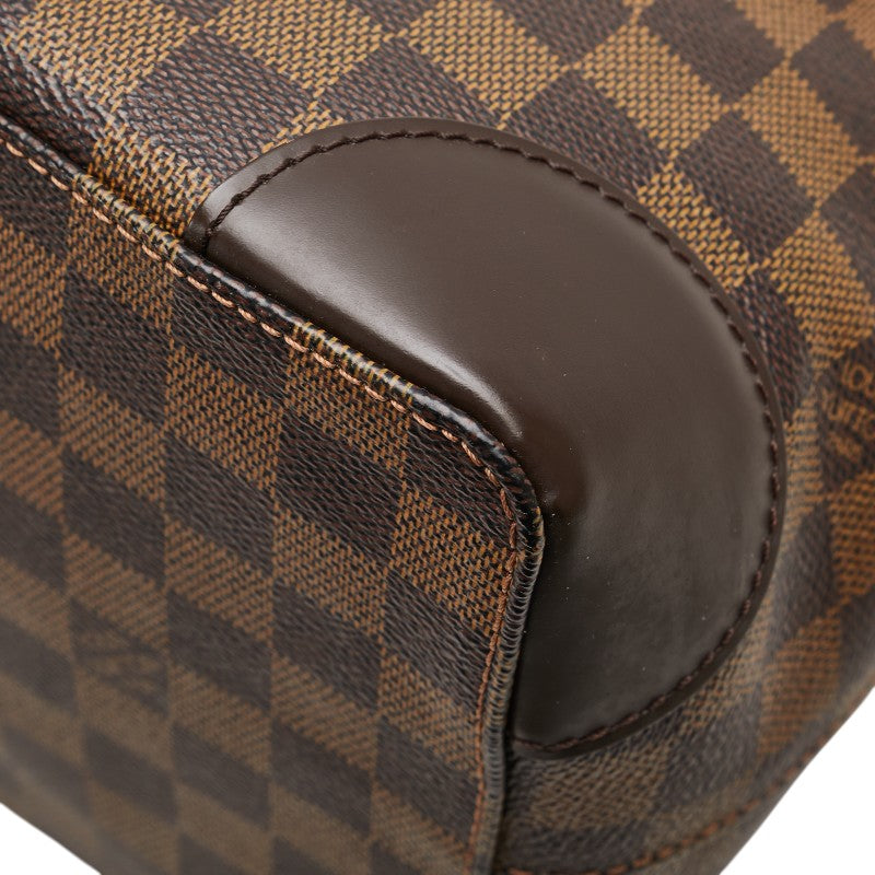 ルイ ヴィトン ダミエ ハムステッドPM トートバッグ ハンドバッグ N51205 ブラウン PVC レザー レディース LOUIS VUITTON 【中古】