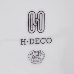 エルメス Hデコ マグカップ ブラック ホワイト 陶器 レディース HERMES 【中古】