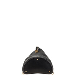 ロエベ アントン ボディバッグ スリングバッグ ブラック レザー レディース LOEWE 【中古】