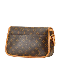 ルイ ヴィトン モノグラム ソローニュ 斜め掛け ショルダーバッグ M42250 ブラウン PVC レザー レディース LOUIS VUITTON 【中古】