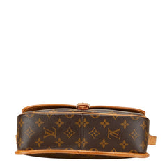ルイ ヴィトン モノグラム ソローニュ 斜め掛け ショルダーバッグ M42250 ブラウン PVC レザー レディース LOUIS VUITTON 【中古】