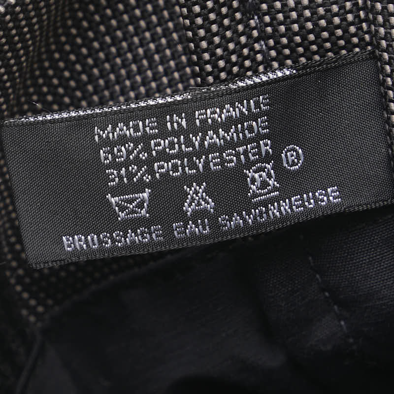 エルメス エールライン ショルダーバッグ ポシェット グレー キャンバス レディース HERMES 【中古】