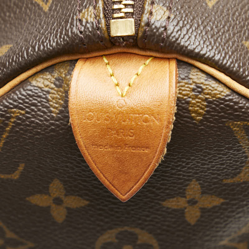 ルイ ヴィトン モノグラム スピーディ30 ハンドバッグ ミニボストンバッグ M41526 ブラウン PVC レザー レディース LOUIS VUITTON 【中古】