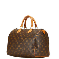 ルイ ヴィトン モノグラム スピーディ30 ハンドバッグ ミニボストンバッグ M41526 ブラウン PVC レザー レディース LOUIS VUITTON 【中古】