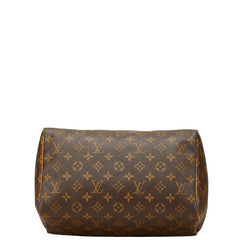 ルイ ヴィトン モノグラム スピーディ30 ハンドバッグ ミニボストンバッグ M41526 ブラウン PVC レザー レディース LOUIS VUITTON 【中古】