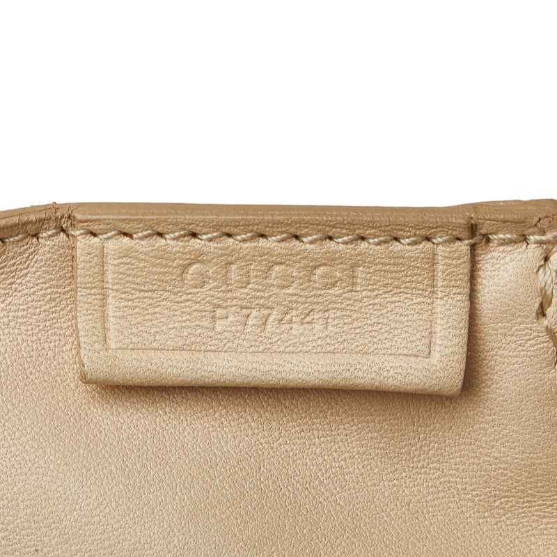 グッチ タッセル ハンドバッグ トートバッグ 001 4403 ホワイト アイボリー レザー レディース GUCCI 【中古】