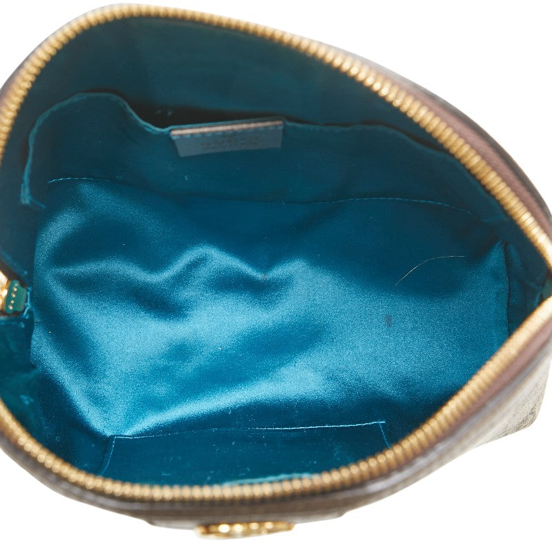 グッチ GGスプリーム オフィディア 斜め掛け ショルダーバッグ 499621 ベージュ ブラウン PVC レザー レディース GUCCI 【中古】