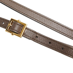 グッチ GGスプリーム オフィディア 斜め掛け ショルダーバッグ 499621 ベージュ ブラウン PVC レザー レディース GUCCI 中古