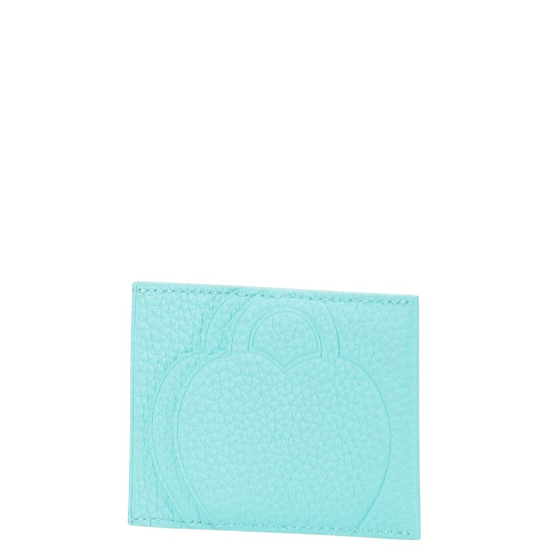 ティファニー リターン トゥ ティファニー カードケース ティファニーブルー レザー レディース TIFFANY&Co. 【中古】