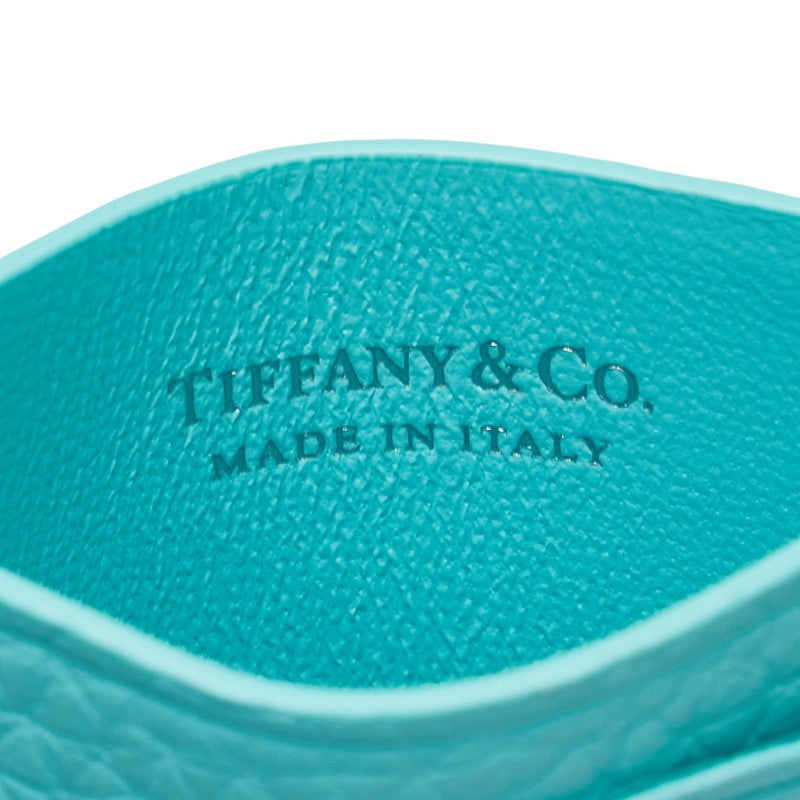 ティファニー リターン トゥ ティファニー カードケース ティファニーブルー レザー レディース TIFFANY&Co. 【中古】