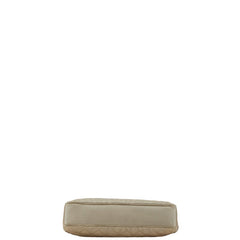 シャネル マトラッセ ココマーク チェーン トートバッグ グレー ライトグリーン キャンバス レザー レディース CHANEL 【中古】