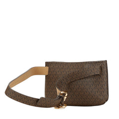 マイケルコース MKモノグラム ウエストバッグ ボディバッグ 556203 ブラウン PVC レディース Michael Kors 【中古】