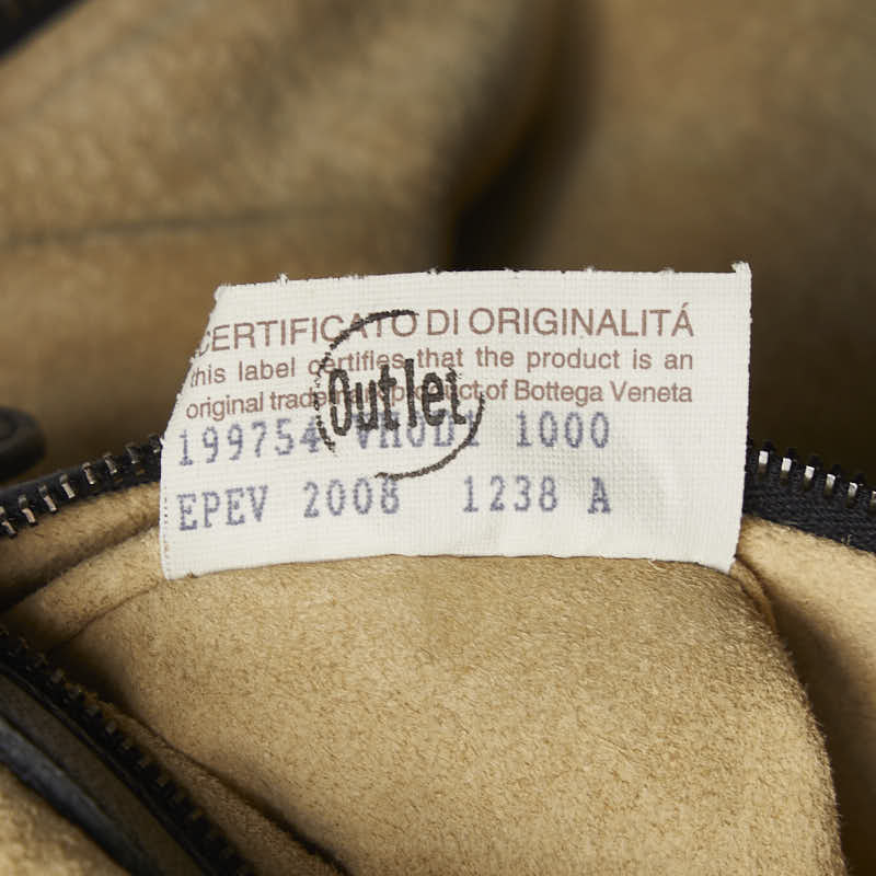 ボッテガヴェネタ イントレチャート ハンドバッグ ブラック レザー レディース BOTTEGAVENETA 【中古】