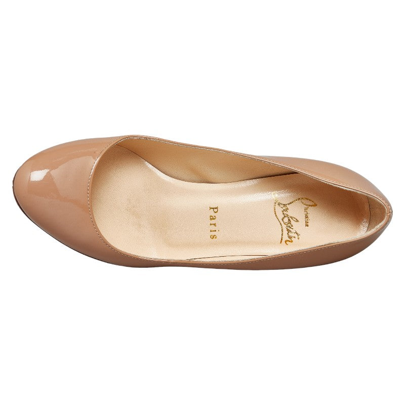クリスチャンルブタン パンプス ハイヒール サイズ：35 ベージュ パテントレザー レディース Christian Louboutin 【中古】