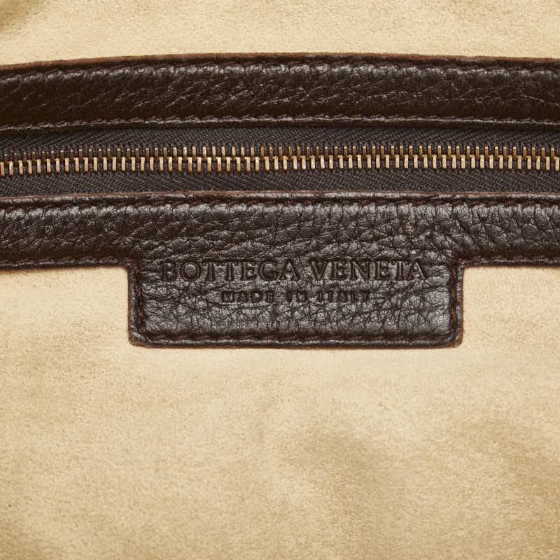 ボッテガヴェネタ ミニボストンバッグ ハンドバッグ ブラウン レザー パイソン レディース BOTTEGAVENETA 【中古】