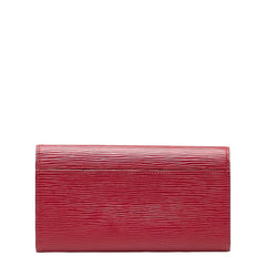 ルイ ヴィトン エピ ポルトフォイユ サラ 長財布 M60580 フューシャ ピンク レザー レディース LOUIS VUITTON 【中古】