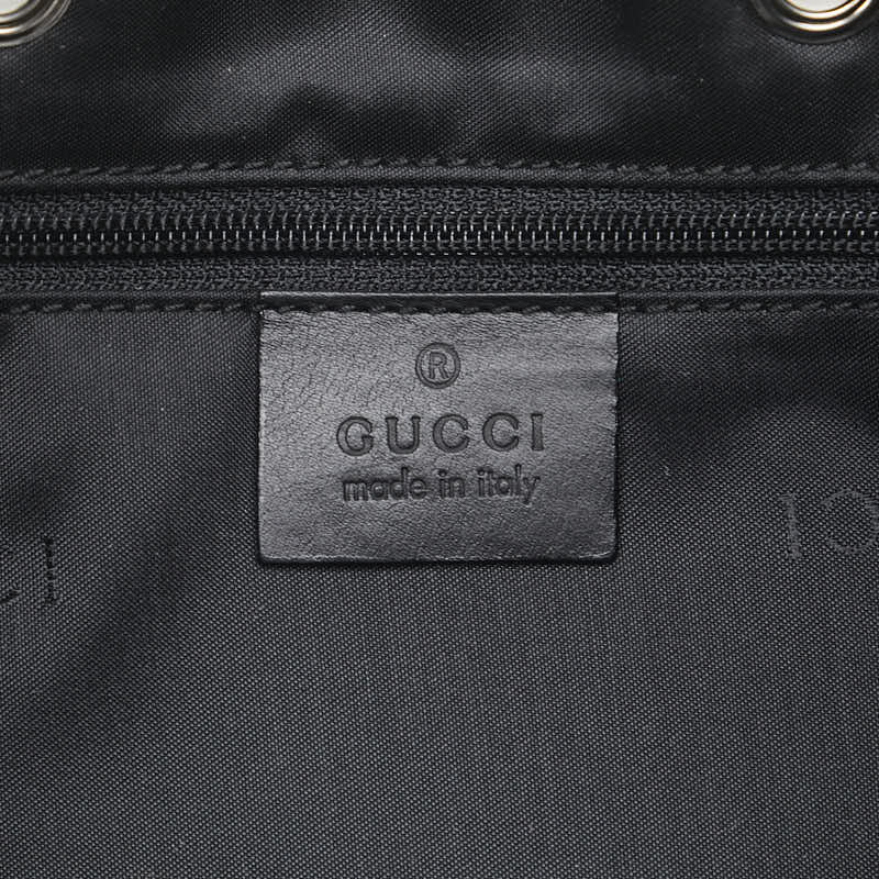 グッチ 巾着バッグ ワンショルダーバッグ 001 3748 2026 ブラック レザー レディース GUCCI 【中古】
