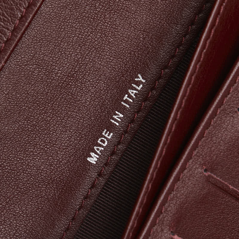 シャネル マトラッセ ココマーク 長財布 ブラック キャビアスキン レディース CHANEL 【中古】