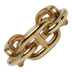 エルメス ルカデ シェーヌダンクル スカーフリング ゴールド メッキ レディース HERMES 【中古】