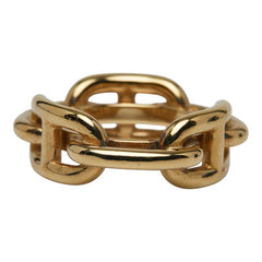 エルメス ルカデ シェーヌダンクル スカーフリング ゴールド メッキ レディース HERMES 【中古】