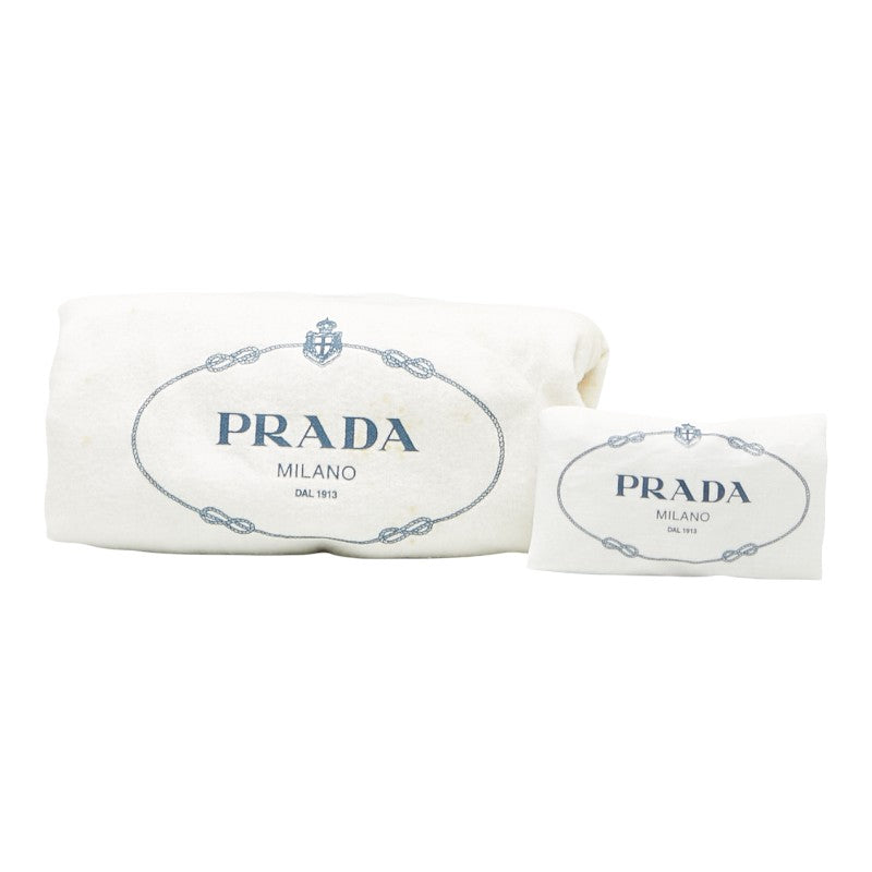 プラダ ガレリア ハンドバッグ ショルダーバッグ 2WAY 1BA863 エメラルドグリーン レザー レディース PRADA 【中古】