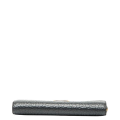 バーバリー L字ファスナー 長財布 ブラック レザー レディース BURBERRY 【中古】