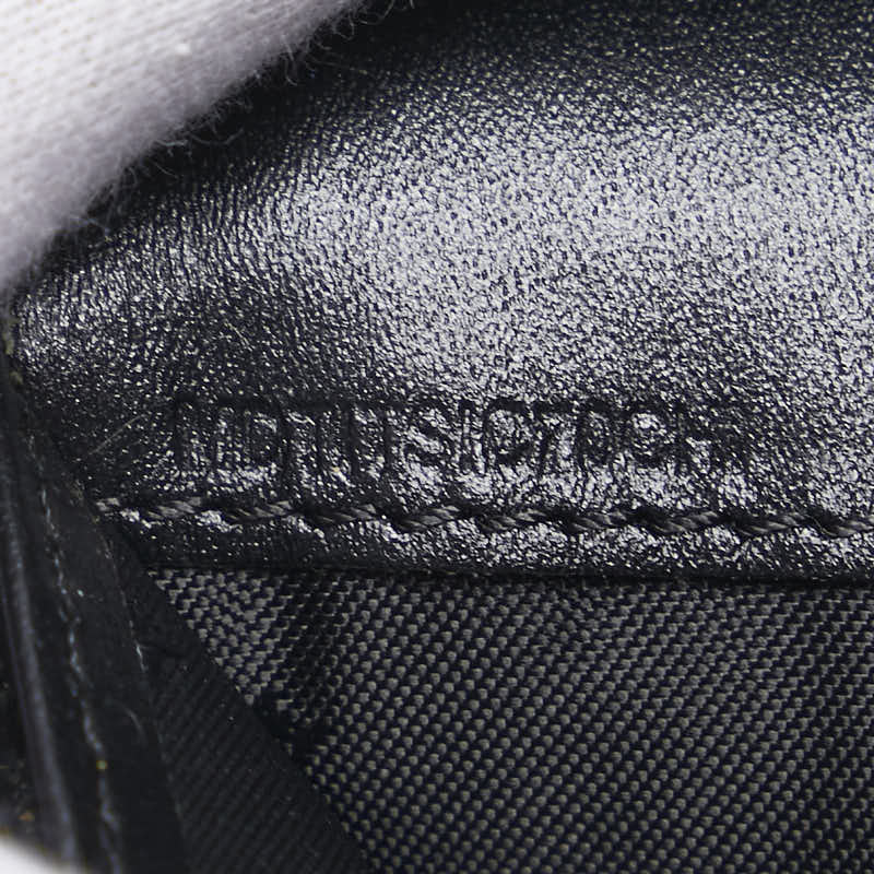 バーバリー L字ファスナー 長財布 ブラック レザー レディース BURBERRY 【中古】