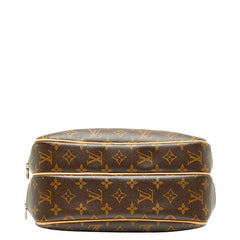 ルイ ヴィトン モノグラム リポーターPM 斜め掛け ショルダーバッグ M45254 ブラウン PVC レザー レディース LOUIS VUITTON 【中古】