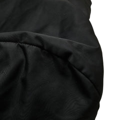 プラダ 三角ロゴプレート トートバッグ ブラック ナイロン レザー レディース PRADA 【中古】