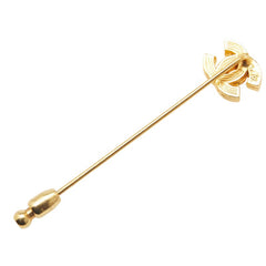 シャネル ココマーク ブローチ ゴールド メッキ ラインストーン レディース CHANEL 【中古】