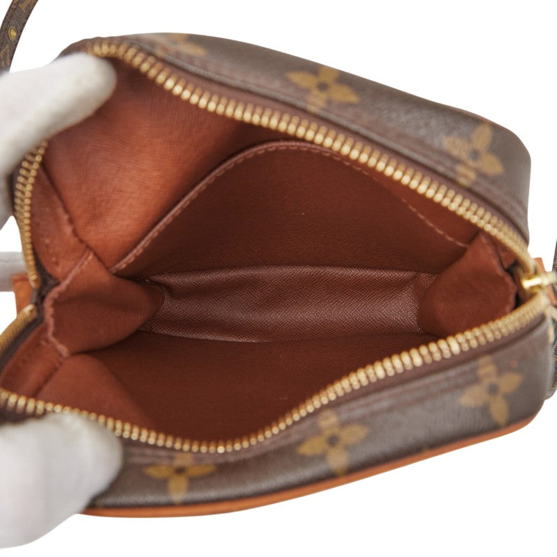 ルイ ヴィトン モノグラム ダヌーブ 斜め掛け ショルダーバッグ M45266 ブラウン PVC レザー レディース LOUIS VUITTON 【中古】