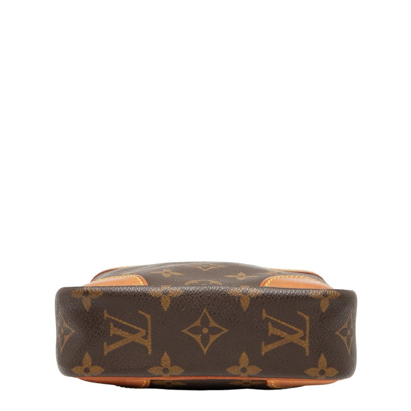 ルイ ヴィトン モノグラム ダヌーブ 斜め掛け ショルダーバッグ M45266 ブラウン PVC レザー レディース LOUIS VUITTON 【中古】