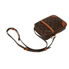 ルイ ヴィトン モノグラム ダヌーブ 斜め掛け ショルダーバッグ M45266 ブラウン PVC レザー レディース LOUIS VUITTON 【中古】