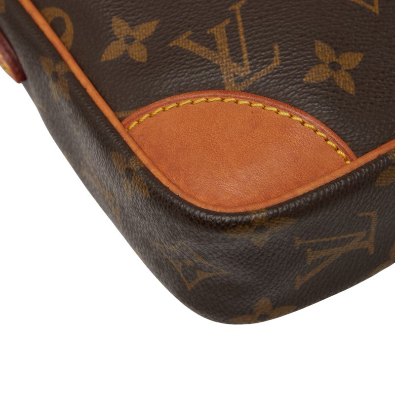 ルイ ヴィトン モノグラム ダヌーブ 斜め掛け ショルダーバッグ M45266 ブラウン PVC レザー レディース LOUIS VUITTON 【中古】