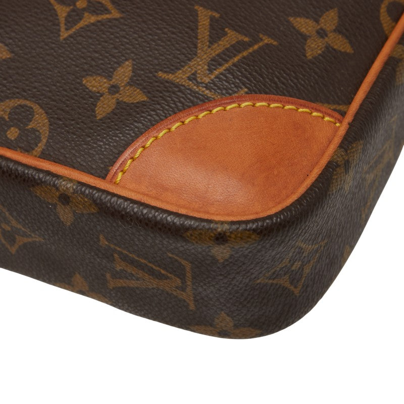 ルイ ヴィトン モノグラム ダヌーブ 斜め掛け ショルダーバッグ M45266 ブラウン PVC レザー レディース LOUIS VUITTON 【中古】