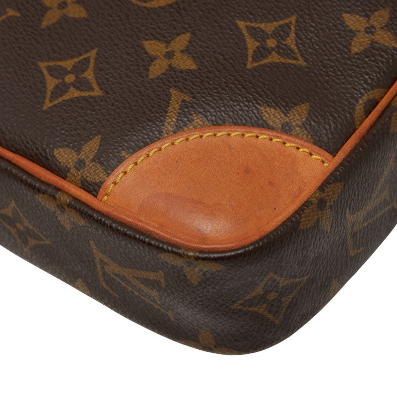 ルイ ヴィトン モノグラム ダヌーブ 斜め掛け ショルダーバッグ M45266 ブラウン PVC レザー レディース LOUIS VUITTON 【中古】
