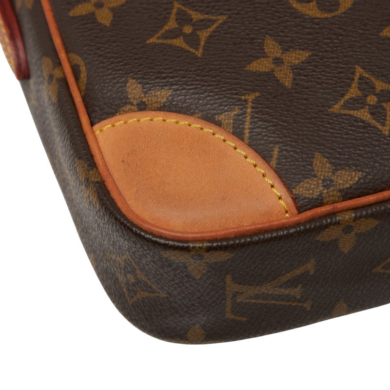 ルイ ヴィトン モノグラム ダヌーブ 斜め掛け ショルダーバッグ M45266 ブラウン PVC レザー レディース LOUIS VUITTON 【中古】