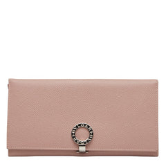 ブルガリ ブルガリブルガリ 長財布 ピンク レザー レディース BVLGARI 中古