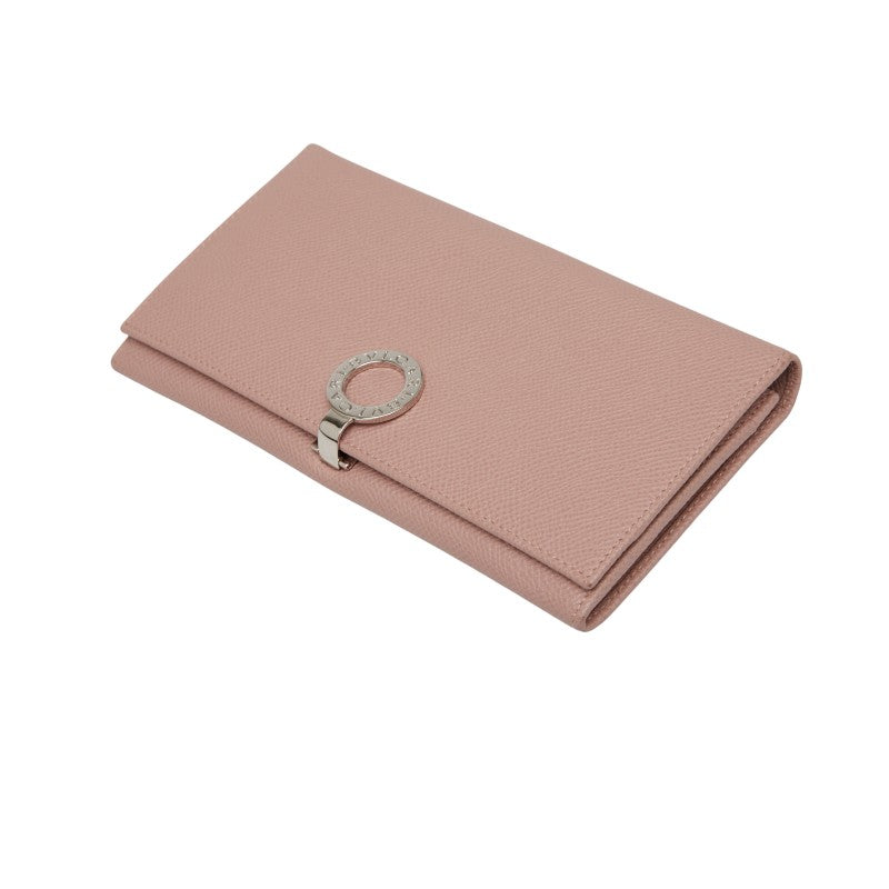 ブルガリ ブルガリブルガリ 長財布 ピンク レザー レディース BVLGARI 【中古】