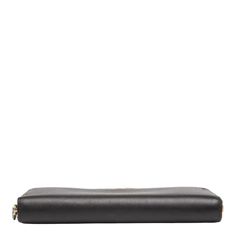 プラダ ラウンドファスナー 長財布 1ML506 ピンク サフィアーノレザー レディース PRADA 【中古】